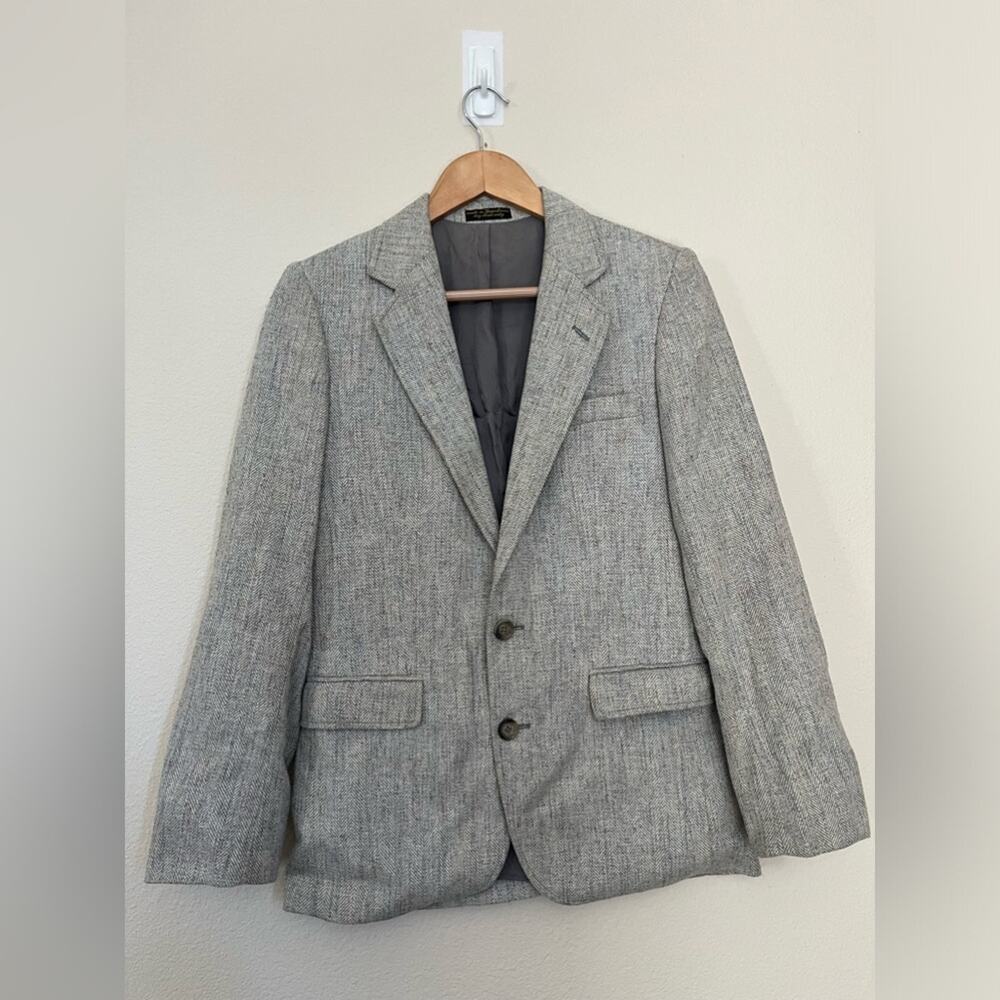 Vntg Von Furstenburg Prince Egon Collection tweed jacket academia preppy